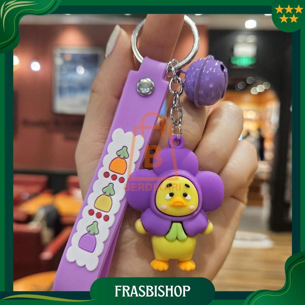 BD Gantungan Kunci Premum Upset Duck Silikon Tebal / Ganci Upset Duck / Gantungan Kunci Boneka Upset