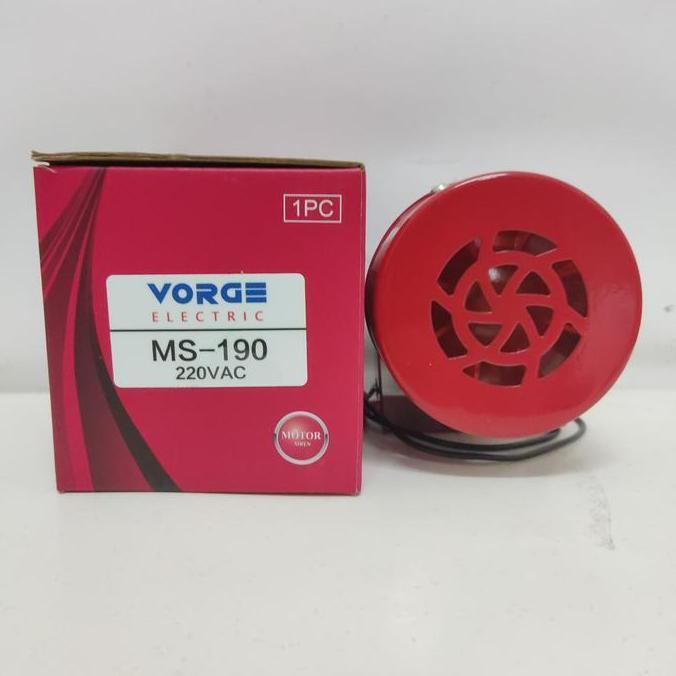 Motor Sirene Red Metal Case MS-190M Fort Bebi Sirine Ms190