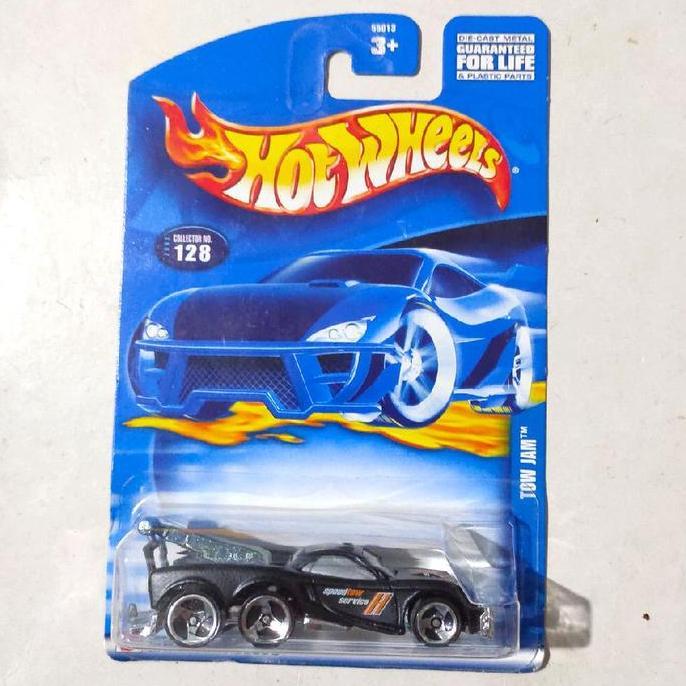 Hotwheels Hot Wheels Tow Jam hitam 2002 blue card rare