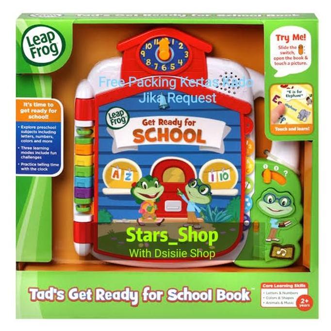 TERLARIS LEAP FROG TAD'S GET READY FOR SCHOOL ORINAL LEAPFROG MAINAN EDUKASI