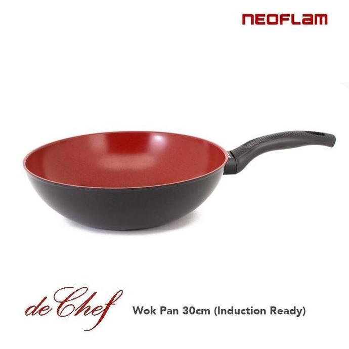 TERLARIS Neoflam DE CHEF Wok Pan / Panci Penggorengan Keramik Korea gratis ongkir