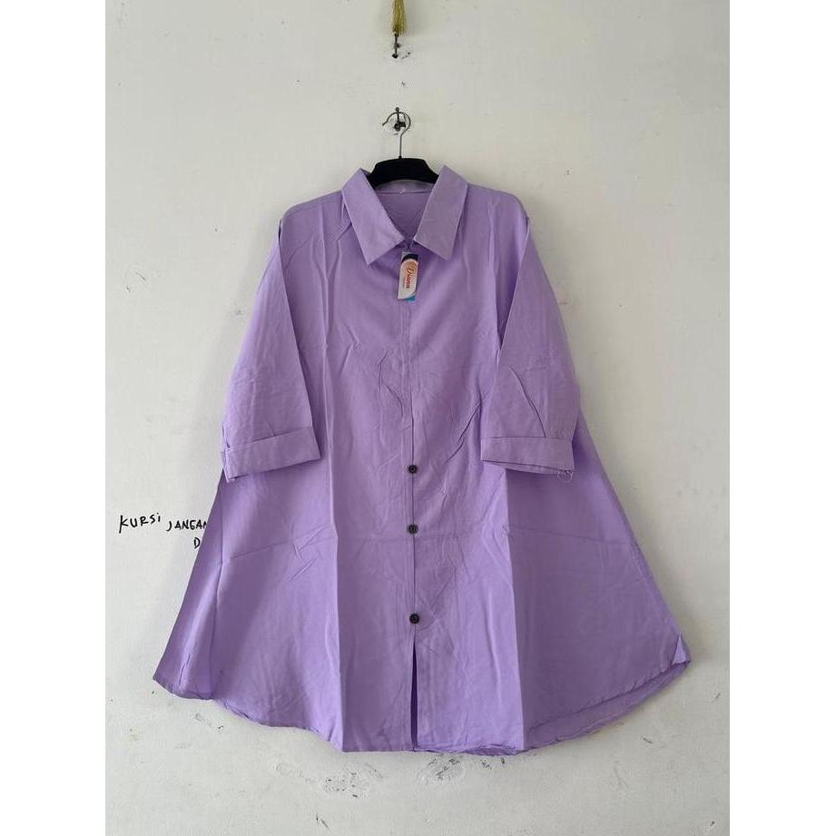 Termurah / Hot Sale Lurus Tunik Polos Opnaisel Katun / Baju Tunik Wanita Dewasa Jumbo Clothes Projec