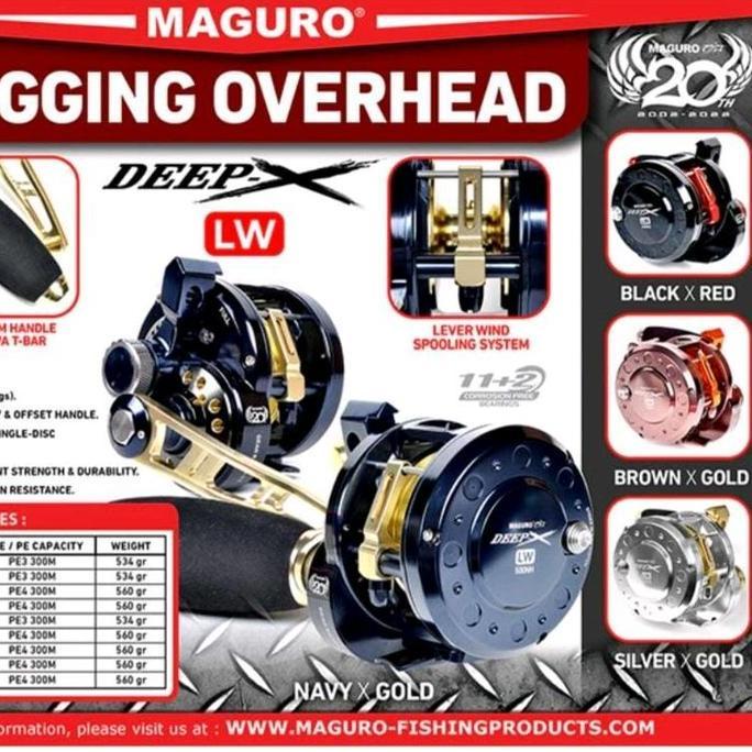 Reel OH Maguro DEEP X LW 400 500 | Line Winder   | GULUNGAN PANCING