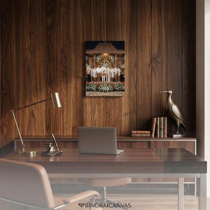 Cetak foto kanvas 40x60cm 16R/Canvas photo print + spanram