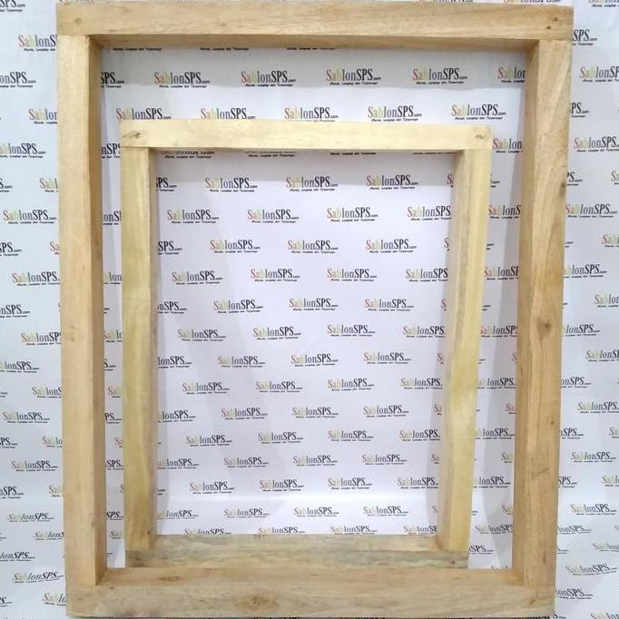 Bingkai Kayu Sablon UD 50X60