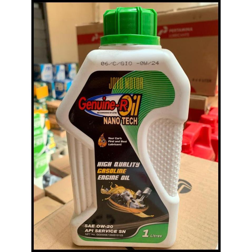 TERLARIS OLI MESIN BENSIN DAIHATSU GENUINE R OIL 0W-20 1 LITER API SN 90000-90085-001 