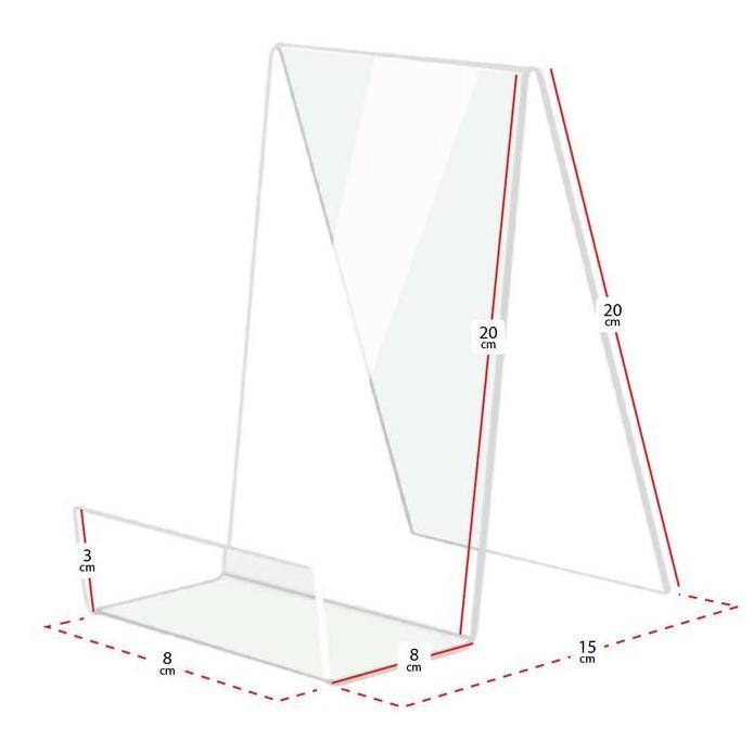 Akrilik display buku//display tablet//display hp uk custom