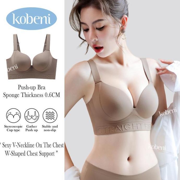 Kobeni Bra Warna Bh Mengumpulkan PD besar Pakaian Dalam Basic Tanpa Kawat Cewek Lingerie Plain Desai