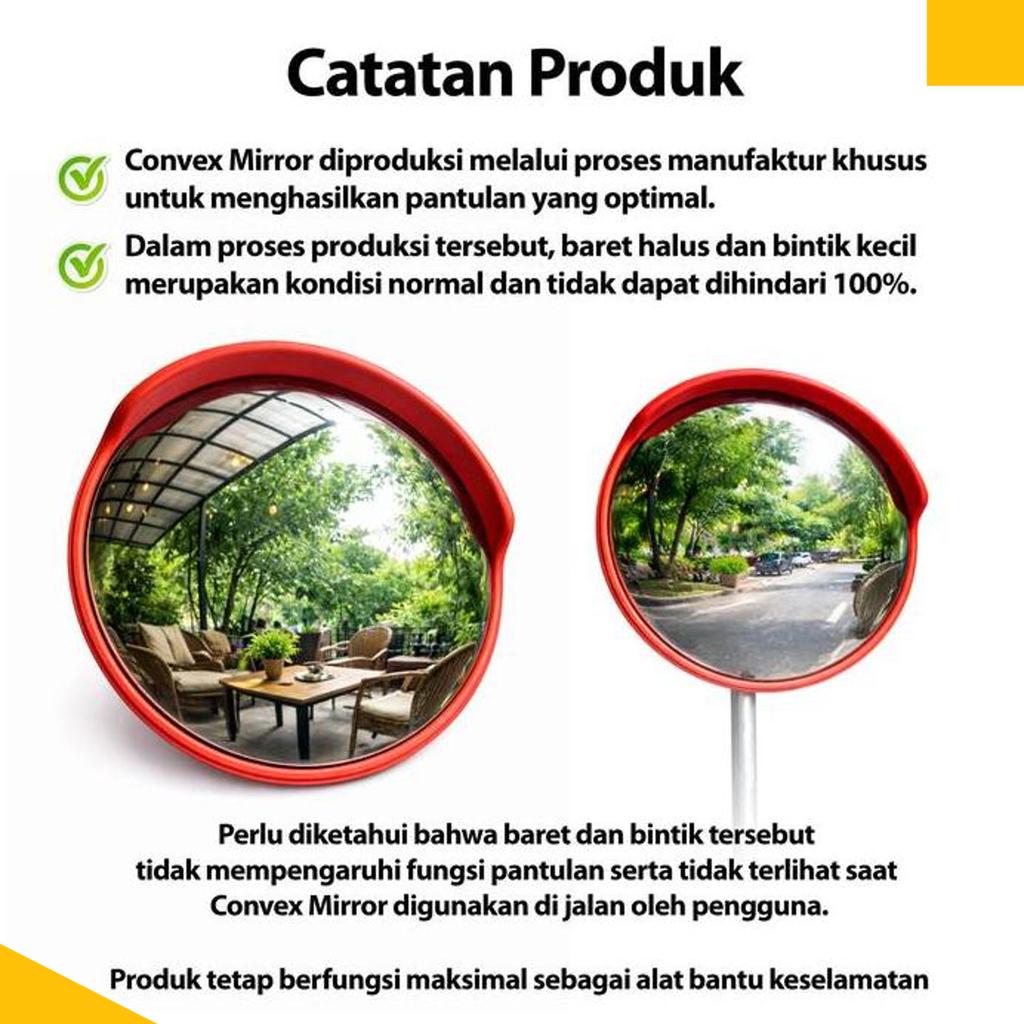 Convex Mirror / Outdoor 120 Cm / Cermin Cembung 120Cm