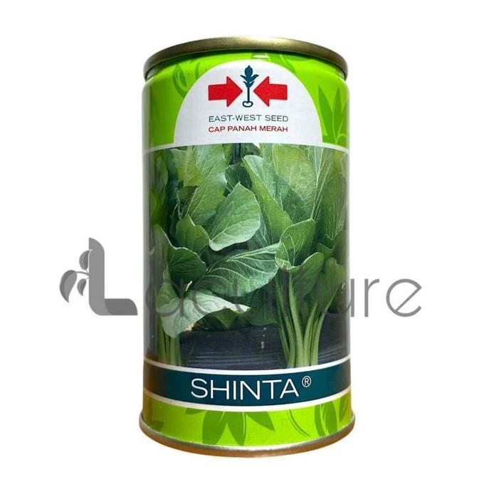 Benih Caisim SHINTA Kaleng Isi 100 gram Cap Panah Merah