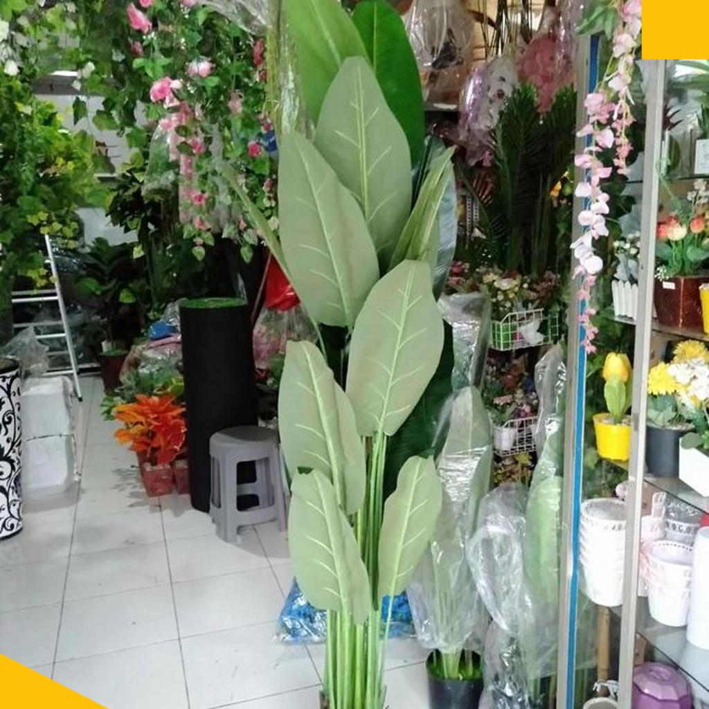 Pohon Pisang Artificial/Bunga Plastik/Pohon Pisang Plastik/Bunga Hias