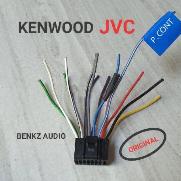 NEW Soket jvc kenwood kabel socket headunit tape mobil JVC Kenwood 16 pin original [terbaik][terlari
