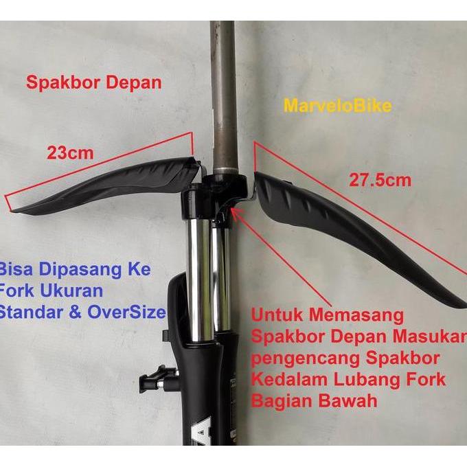 Fender Spakbor Sepeda MTB 24-26-27.5-29 Taiwan