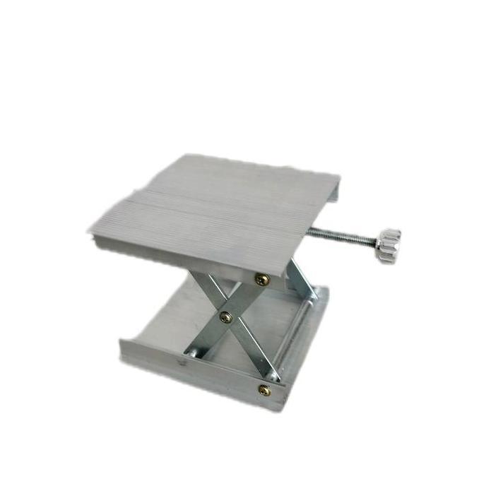 $+$+$+$+] labjack aluminium 9 x 9 cm 90 x 90 mm lab jack meja dongkrak laboratorium