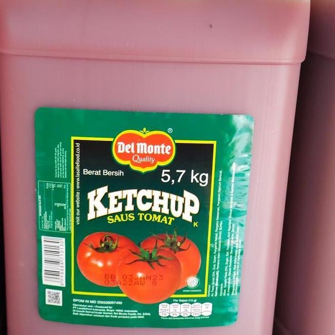 Sauce Tomat Delmonte Saus Tomat 5.7 Kg
