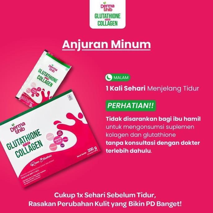 Foirfe- Collagen Dermathib  Minuman Collagen Pemutih | Collagen Drink Pemutih Wajah Dan Tubuh | Coll