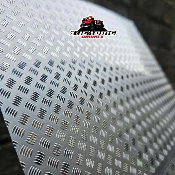 Plat Bordes Lembaran Skala 1/10 21X15Cm Stainless Steel Terlaris
