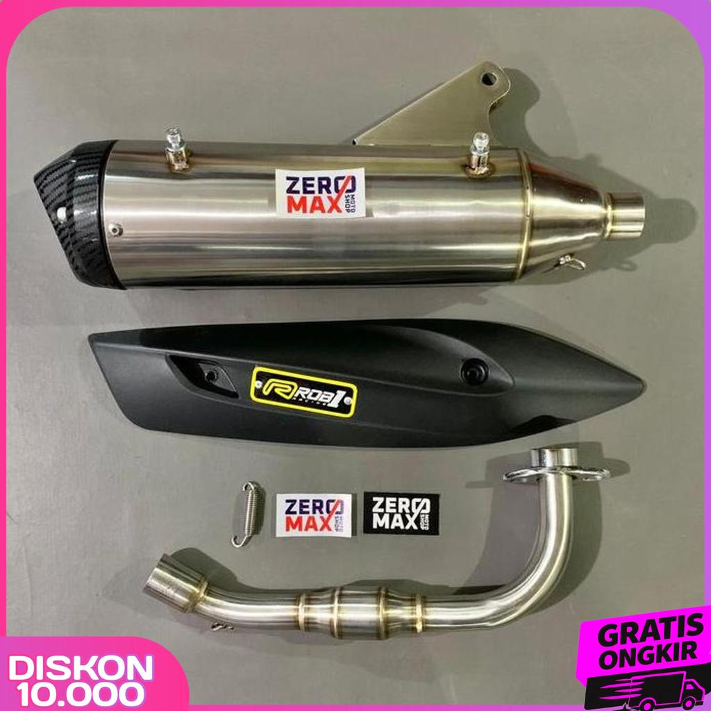 Knalpot Rob1 Standar Racing Stainless Cup V Mio Smile Mio Sporty