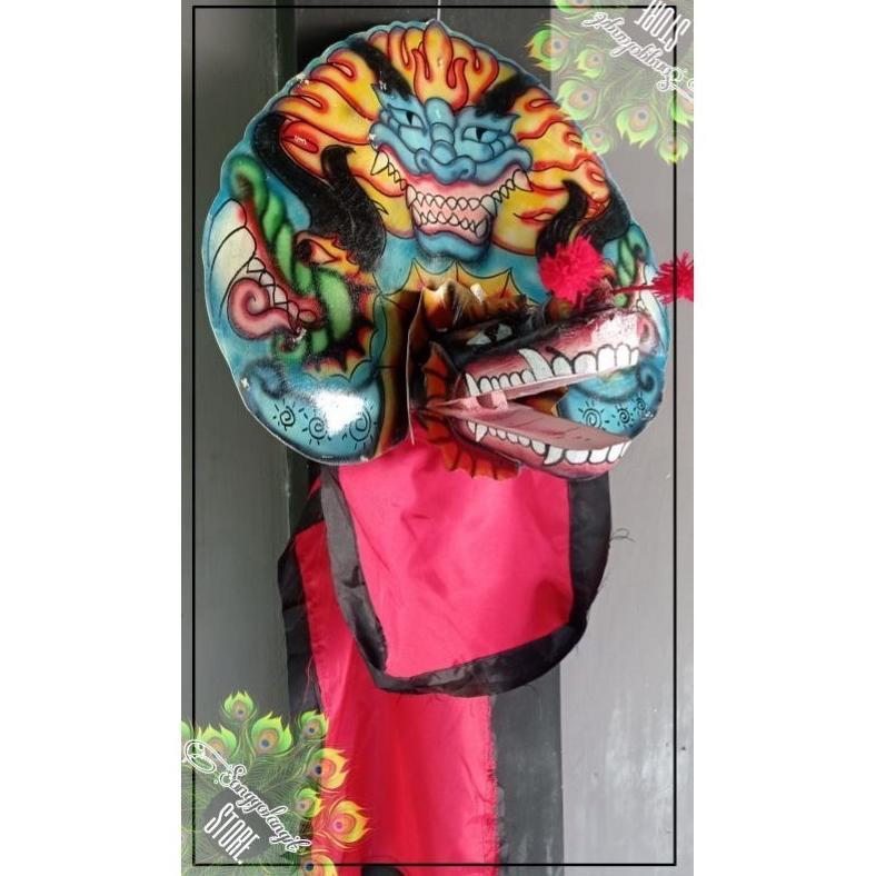 Real Pict Barongan Kayu Devil Anak Dijamin Bagus