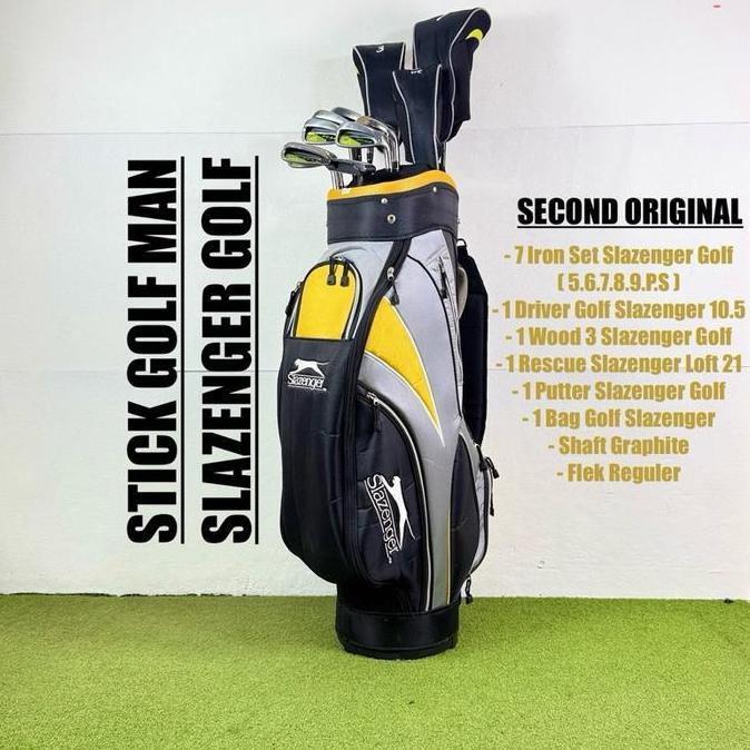 Paket Stick Golf Man Original Fullset Bag Golf - Stick Golf Man Fullset Under 6Jt