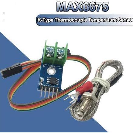 Modul Paket MAX6675 Suhu Temperatur Kabel Female Sensor Thermocouple K