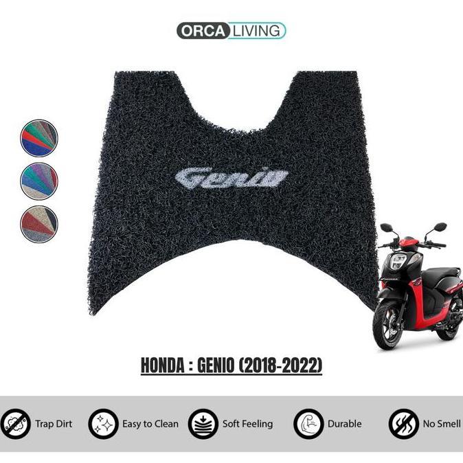 TERLARIS KAET MIE MOTOR HONDA GENIO (2018-2022) / KAET PIJAKAN ALAS KAKI MOTOR HONDA GENIO (2018-202