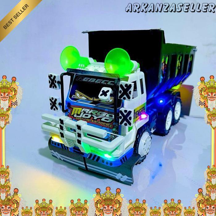 Mobilan Truk Miniatur/ Mainan Anak Dump Truk Besar