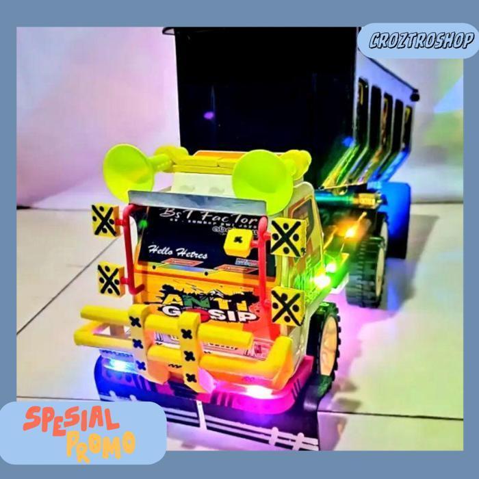Mobilan Truk Miniatur/ Mainan Anak Dump Truk Besar