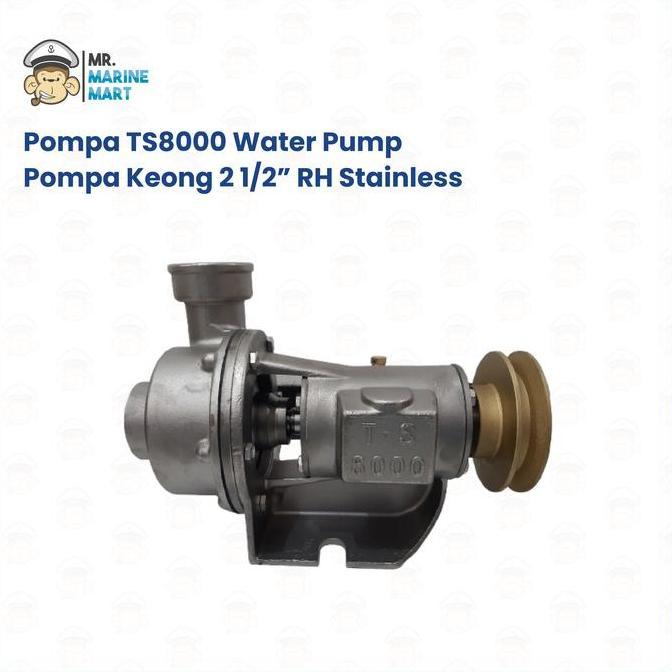 BEBAS ONGKIR - POMPA PC8000 WATER PUMP PC8000 2.5 INCH RH POMPA KEONG STAINLESS STEEL