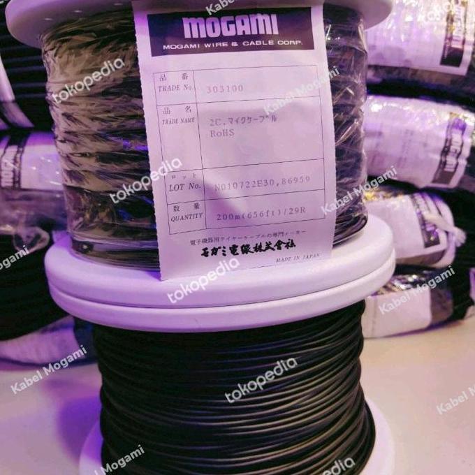 MOGAMI 3031 kabel audio dan kabel mic stereo - Miniatur Balance Mic cable / Lavalier
