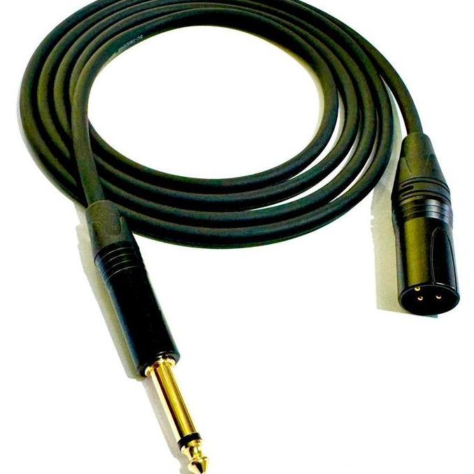 Kabel jack akai mono ke xlr male kabel audio / kabel out put mixer ke speker aktif / kabel mixer ke 