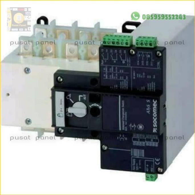 BEBAS ONGKIR - SOCOMEC COS MOTOR ATYS S 4P 80A - CHANGE OVER SWITCH MOTORIZED