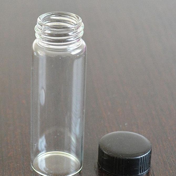 Promo 10pcs/Set Botol Kaca Tutup Ulir 10ml/20ml/50ml Botol Sample Parfum Multifungsi Botol Beling Ke