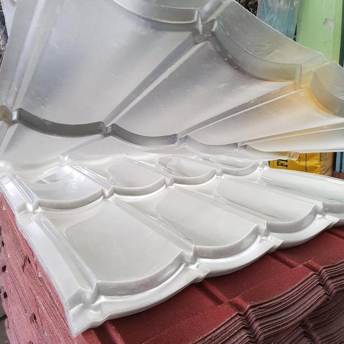 TERLARIS GENTENG METAL TRANSPARAN BENING TEBAL gratis ongkir