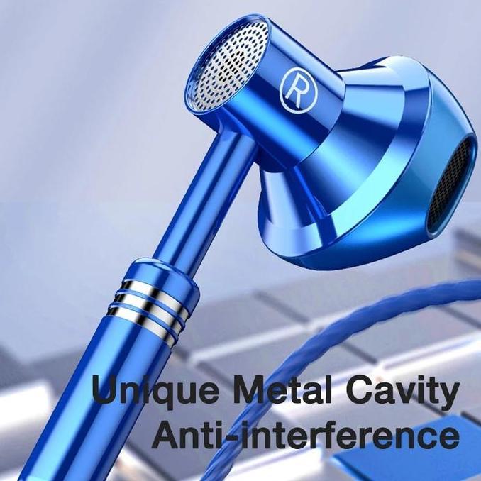 Headphone kabel 3.5mm/ tipe-c antarmuka headphone headphone gaming headphone headphone kualitas suar