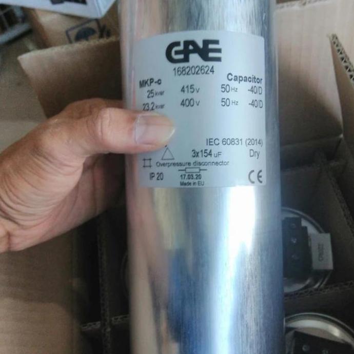 TERMURAH - Kapasitor 25Kvar MKPC GAE MKP-C 25 kvar 415V