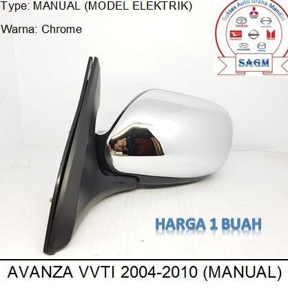 NEW SPION AVANZA XENIA VVTI 2004-2010 (MANUAL MODEL ELEKTRIK) CHROME