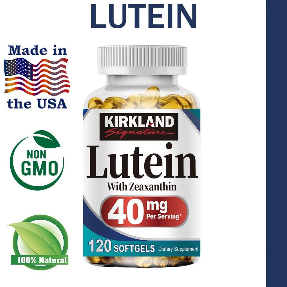 Suplemen Kesehatan Mata Kapsul Lutein & Zeaxanthin Suplemen Mata Untuk Perlindungan Dari Cahaya Biru
