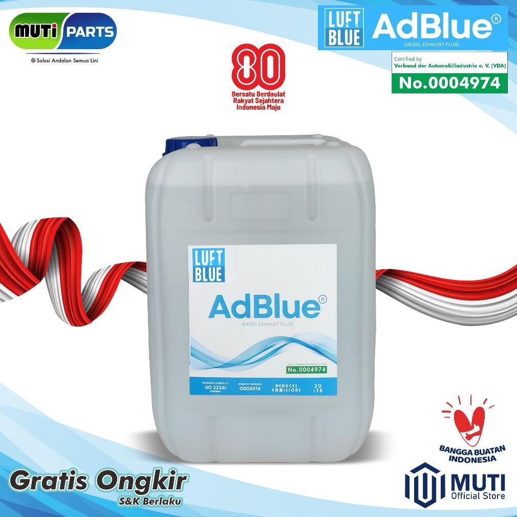 Adblue 20 Liter Cairan Diesel Exhaust Fluid Luft Blue Def