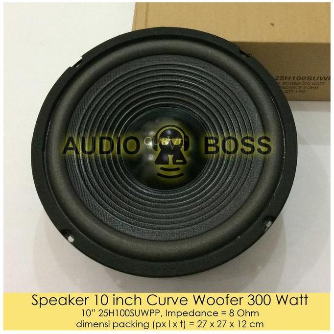 Speaker 10 Inch Curve Woofer 300 Watt - Speaker Curve 10" Woofer 300W