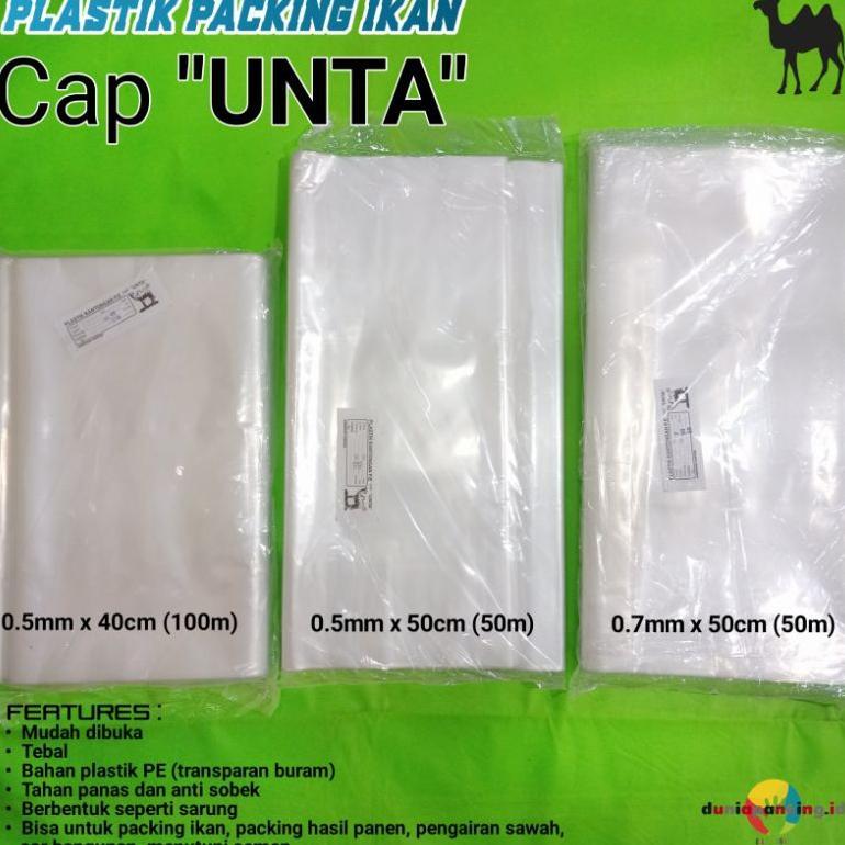1 Roll Plastik Kantongan Pe Cap Unta Untuk Packing Ikan Packing Hasil Panen Kebun Untuk Cor Bangunan