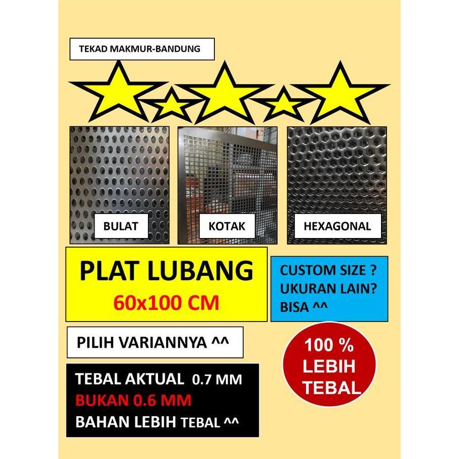Plat Speaker - 60x100 cm - Grill Speaker - Ram Speaker