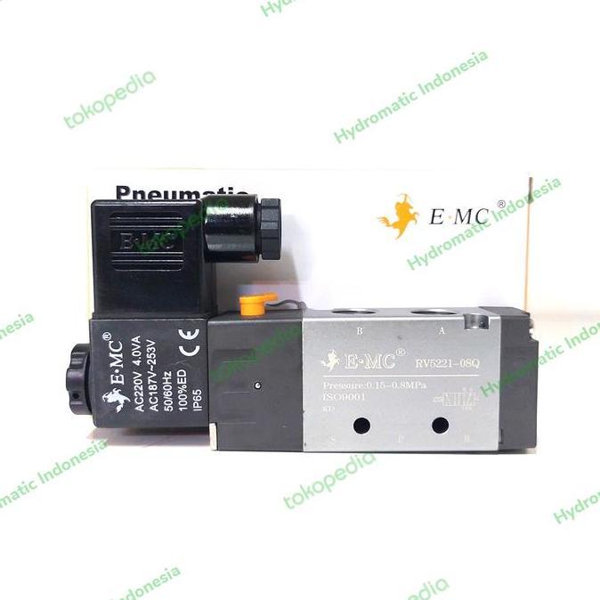 Rv5241-10Q Solenoid Valve Pneumatic Emc Ac220V/Dc24V Restock