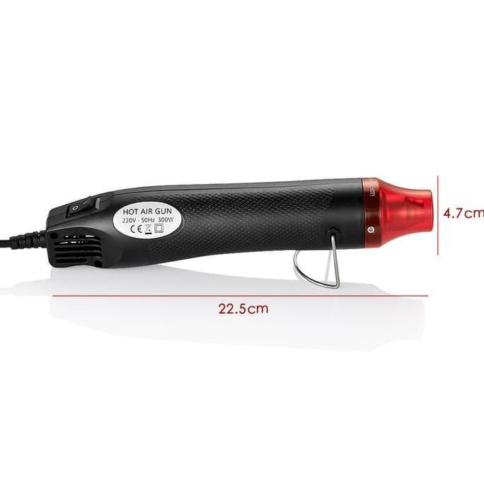 Heat Gun Portable Alat Pemanas Repair Flower Blower Murah| Hot Air Gun Embossing Heat Tool Serbaguna