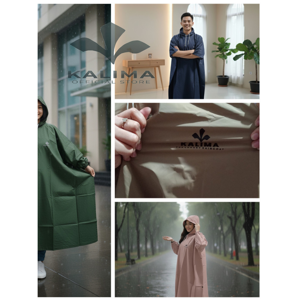 Jas Hujan Ponco Lengan Modern Model Kelalawar // Jas Hujan Ponco Kelelawar Jumbo Premium Pria Wanita