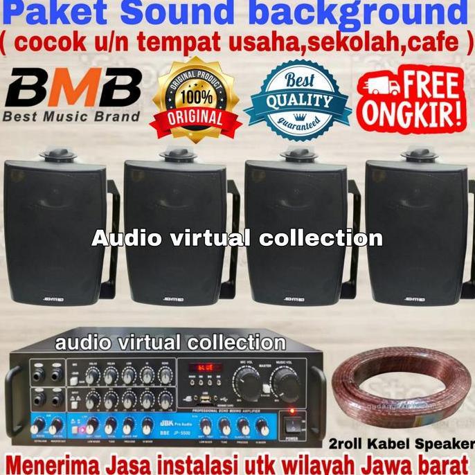 Paket Sound Speaker Indoor Bmb ( Isi 4Unit )