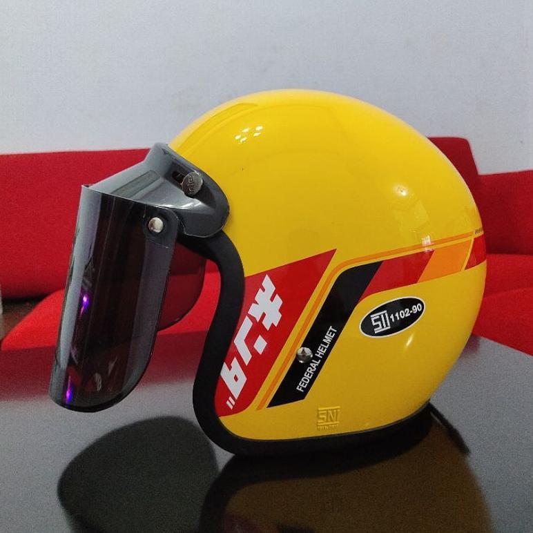 TERBARU HELM HONDA GANK ORIGINAL SNI KACA DATAR