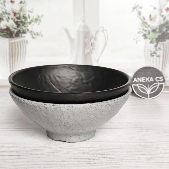 Melamine Stone Mangkok 7 inch - Mangkok Mie Golden Dragon W6907A TS