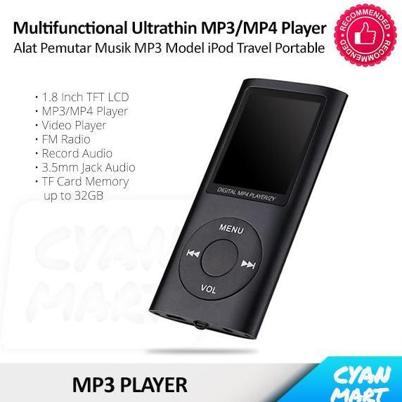MP3 Player Mini Media Player MP4 Radio Model iPod Travel Portable
