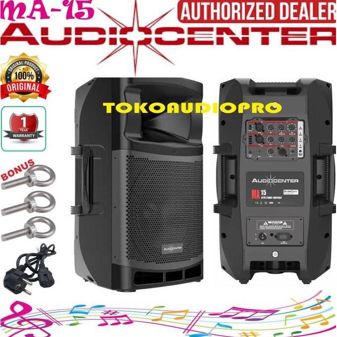 TERLARIS AUDIOCENTER MA15 15" FULL RANGE DSP-CONTROLLED SPEAKER AKTIF BLUETOOTH